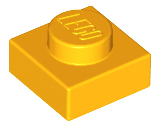 Plate 1 x 1, 3024 Bright Light Orange N