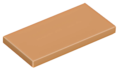 Деталь LEGO Tile 2 x 4 87079 (38879, 71150) Medium Nougat U
