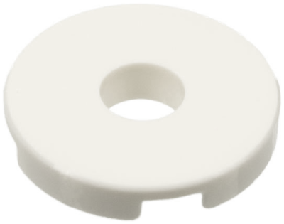 Tile, Round 2 x 2 with Hole, 15535 White N