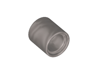 Technic, Liftarm Thick 1 x 1 (Spacer), 18654 Flat Silver N