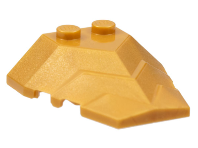 Wedge 4 x 4 Angular Stepped Top, 86148 Pearl Gold U