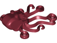 Деталь Lego Octopus 6086 Dark Red