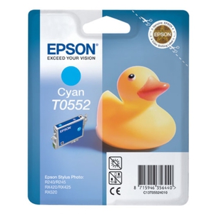 Картридж Epson T0552 Cyan голубой C13T05524010