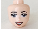 Mini Doll, Head Friends with Sand Blue Eyes, Red Lips and Open Mouth Smile Pattern, 45085