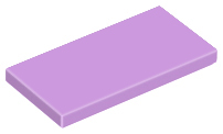 Tile 2 x 4, 87079 Medium Lavender N