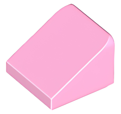 Деталь LEGO Slope 30 1 x 1 x 2/3 54200 Bright Pink U