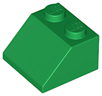 Деталь LEGO Lego Slope 45 2 x 2 3039 (6227, 35277, 63341) Green U
