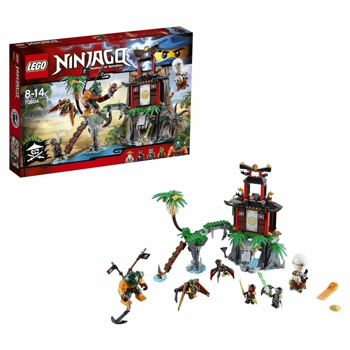 Конструктор LEGO Ninjago 70604 Остров Тигриных вдов в магазине