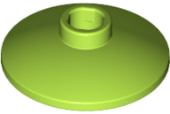 Dish 2 x 2 Inverted (Radar), 4740 Lime N