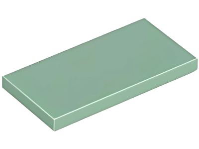 Деталь LEGO Tile 2 x 4 87079 (38879, 71150) Sand Green U