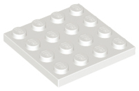 Plate 4 x 4, 3031 White N