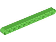 Technic, Liftarm Thick 1 x 11, 32525 Bright Green N