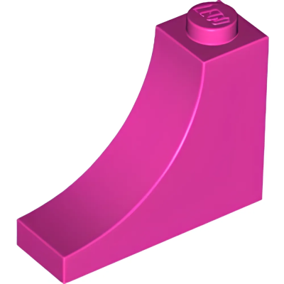 Деталь Lego Арка Arch 1 x 3 x 2 Inverted 18653 Dark Pink N