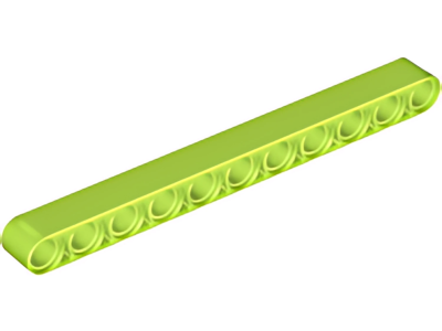 Деталь LEGO Technic, Liftarm Thick 1 x 11 32525 Lime N