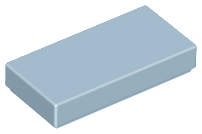 Tile 1 x 2, 3069 Sand Blue U