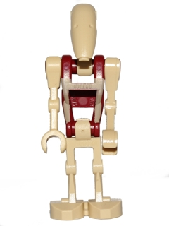 Минифигурка Lego Star Wars Battle Droid Security with Straight Arm - Solid Pattern on Torso sw0600 U