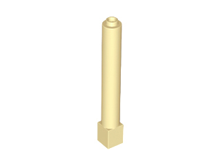 Support 1 x 1 x 6 Solid Pillar, 43888 Tan N