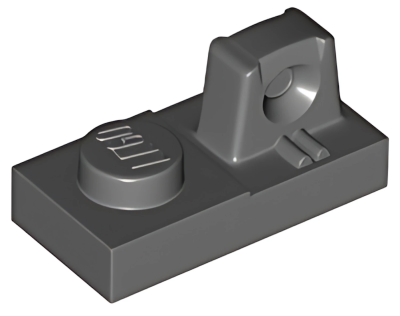 Hinge Plate 1 x 2 Locking with 1 Finger On Top 30383 (53922) Dark Bluish Gray U