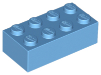 Brick 2 x 4, 3001 Medium Blue N