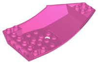 Cockpit 10 x 6 x 2 Curved, 47406 Dark Pink U
