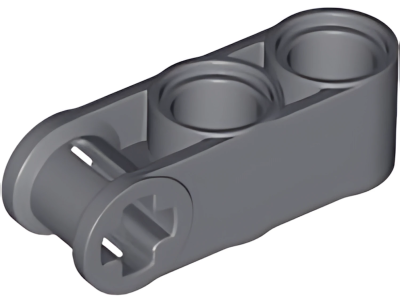 Деталь LEGO Technic, Axle and Pin Connector Perpendicular 3L with 2 Pin Holes 42003 Dark Bluish Gray U