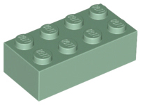 Brick 2 x 4, 3001 Sand Green U