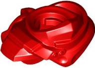 Minifigure Armor Shoulder Pad and Wrap with Scabbard for 2 Katanas, 2188 Red U