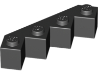 Кубик Lego Brick, Modified Facet 4 x 4 14413 Black N