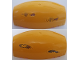 Windscreen 10 x 6 x 3 Bubble Canopy Double Tapered with Square Front Cutout with Gold Ravagers Emblem, Metal Bracket and Damage Pattern (Stickers) - Set 76080, 10312pb07  