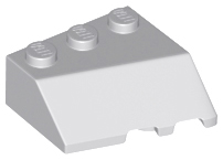 Wedge 3 x 3 Sloped Left, 42862 Light Bluish Gray N