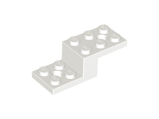 Скоба Lego Скоба Bracket 5 x 2 x 1 1/3 with 2 Holes 11215 White N