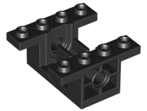 Technic, Gearbox 4 x 4 x 1 2/3, 6585 Black U