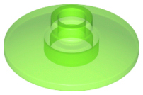 Dish 2 x 2 Inverted (Radar), 4740 Trans-Bright Green N