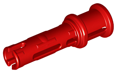 Деталь LEGO Technic, Pin 3L with Friction Ridges and Stop Bush 32054 Red U
