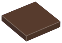 Tile 2 x 2, 3068 Dark Brown N