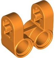 Technic, Axle and Pin Connector Perpendicular Double Split, 41678 Orange U