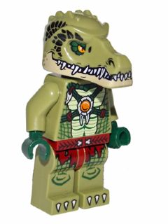 Минифигурка Lego Chima Crocodile Warrior 1 loc122