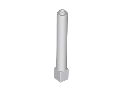 Деталь LEGO Саппорт Lego Support 1 x 1 x 6 Solid Pillar 43888 Light Bluish Gray U
