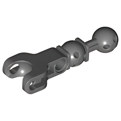 Деталь LEGO Hero Factory Arm / Leg with Ball Joint on Axle and Ball Socket and Pin Hole 90608 Dark Bluish Gray U