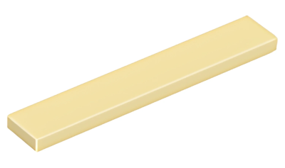 Деталь LEGO Tile 1 x 6 6636 (75702) Tan U