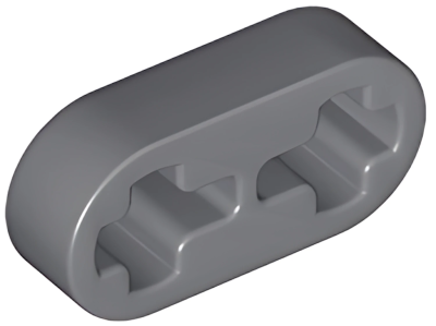 Деталь LEGO Technic, Liftarm Thin 1 x 2 - Axle Holes 41677 Dark Bluish Gray U