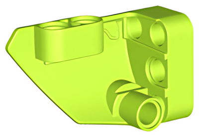 Деталь LEGO Technic, Panel Fairing # 2 Small Smooth Short, Side B 87086 Lime N
