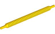 Hose, Flexible Ribbed with 8mm Ends 12L / 9.6cm, 14301 Yellow N