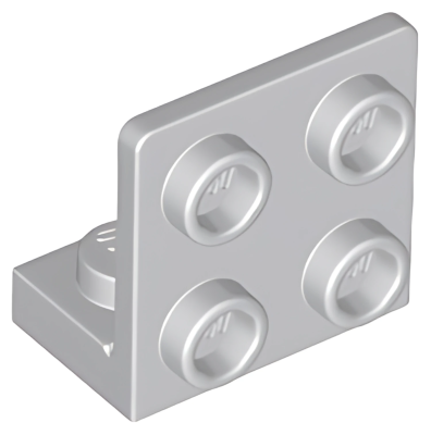 Деталь Lego Скоба Bracket 1 x 2 - 2 x 2 Inverted 99207 Light Bluish Grey U
