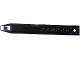 Plate, Modified 2 x 16 with Angled Side Extensions and Axle Hole (Rotor Blade) with 2 White Stripes Pattern (Sticker) - Set 60034, 62743pb003  