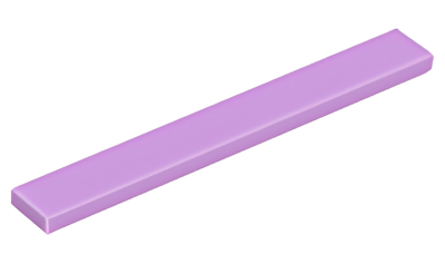 Деталь LEGO Tile 1 x 8 4162 (40929) Medium Lavender U 