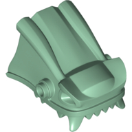 Dragon Head (Ninjago) Jaw Upper Snout with Fangs and 2 Studs, 24232 Sand Green U
