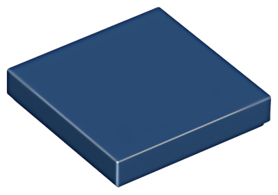 Деталь LEGO Tile 2 x 2 with Groove 3068b (1136, 63327, 78814, 88409) Dark Blue U