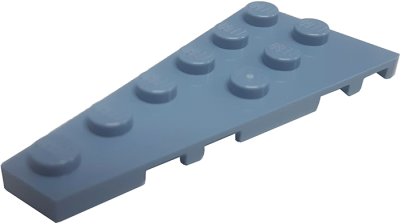 Wedge, Plate 6 x 3 Left, 54384 Sand Blue U