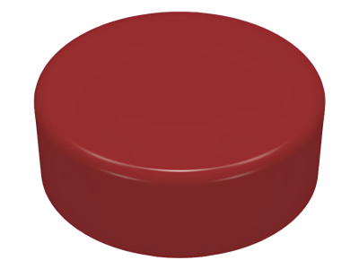 Деталь LEGO Tile, Round 1 x 1 98138 Dark Red U